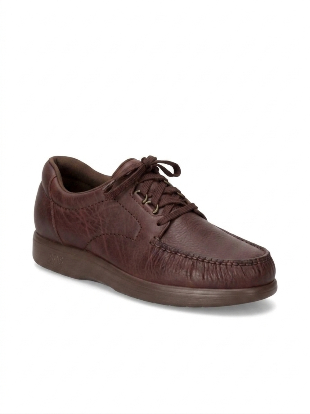 NEW SAS men's bout time mocassin shoes in mulch